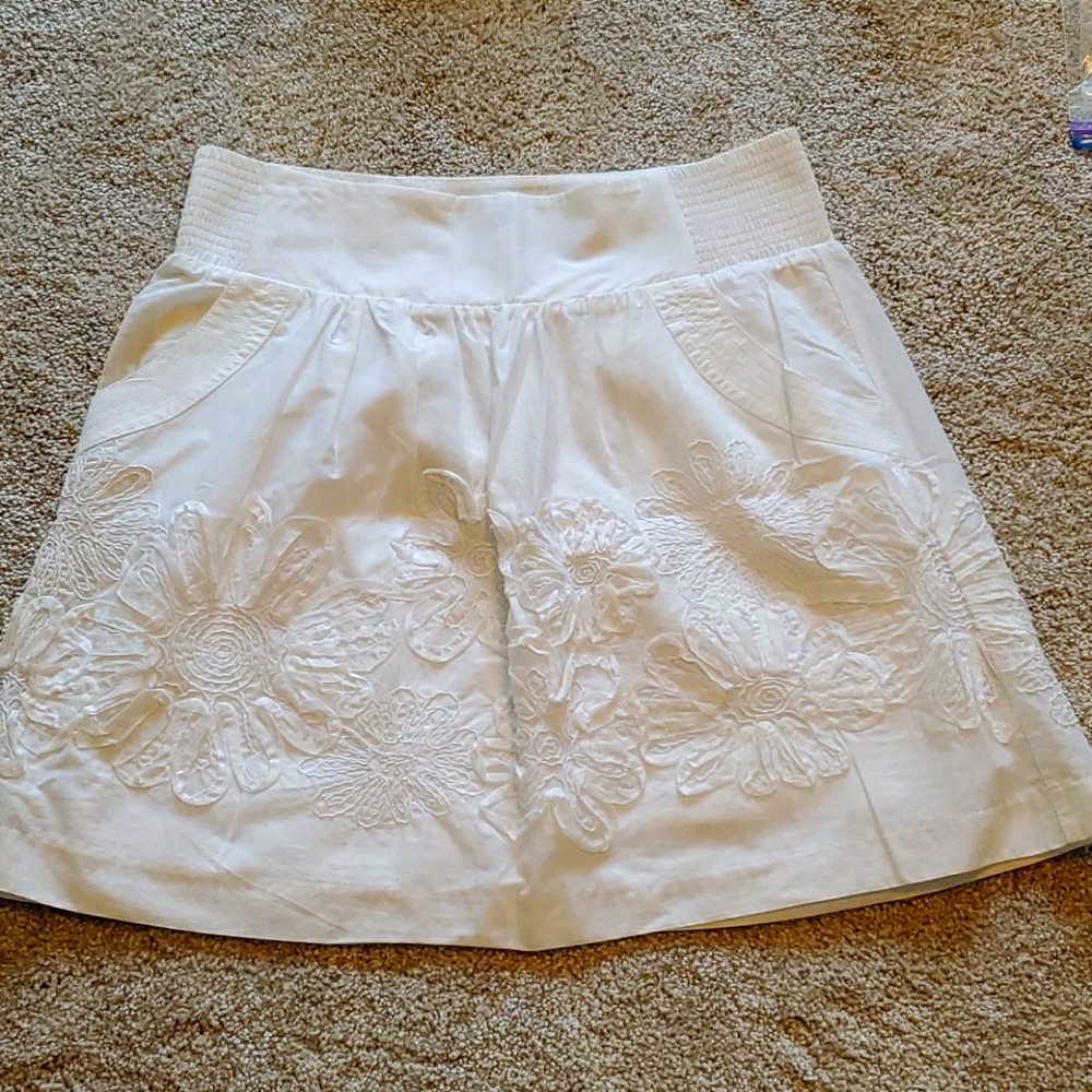 Charlotte Russe white skirt